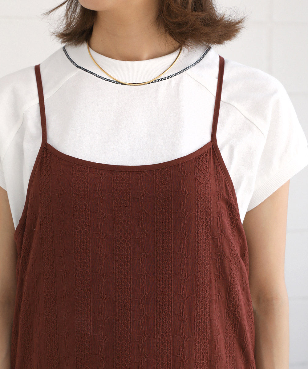 レースキャミワンピース