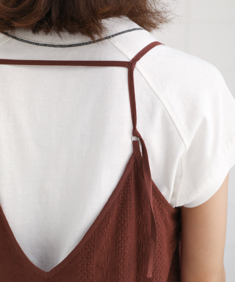 レースキャミワンピース