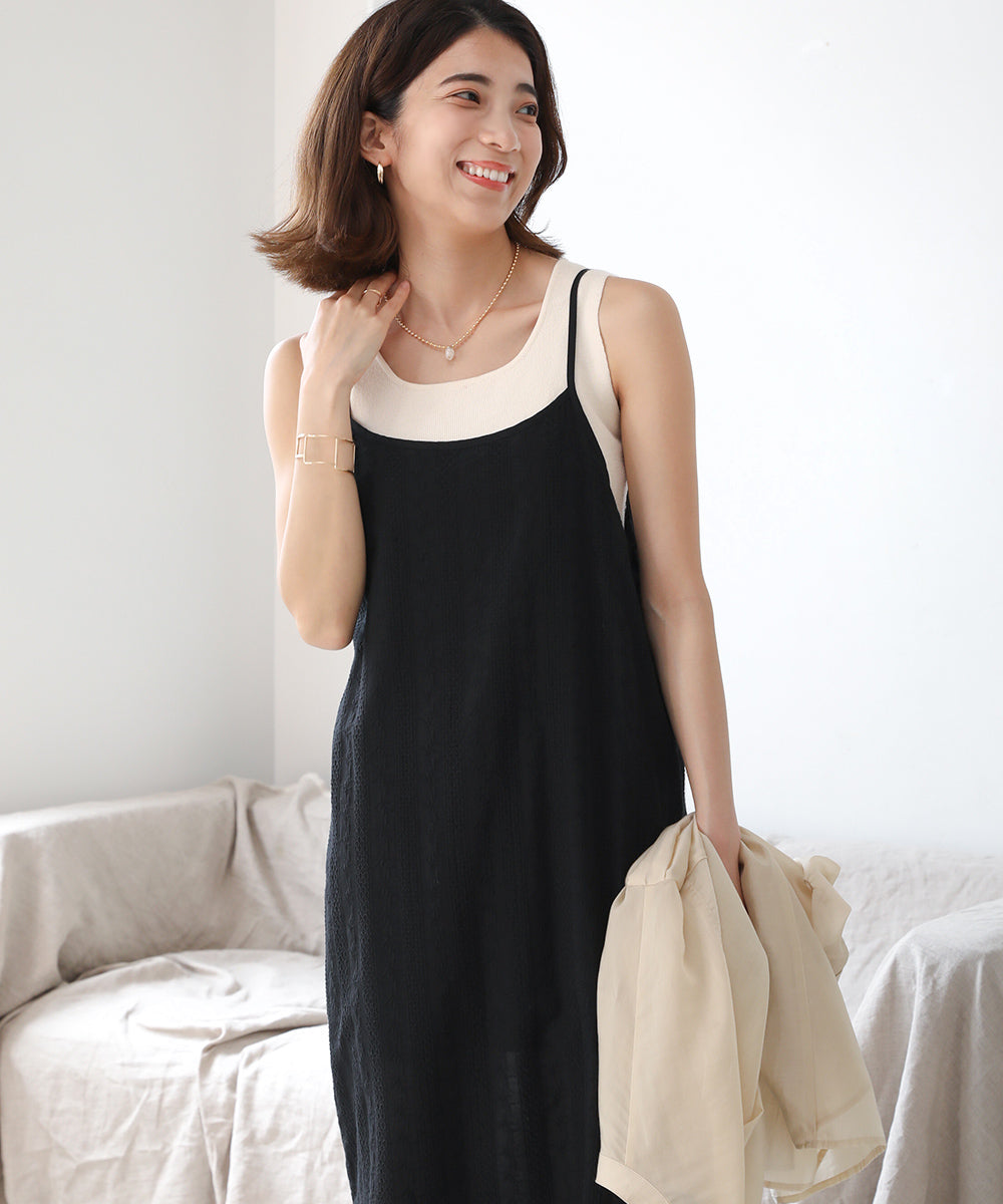 レースキャミワンピース