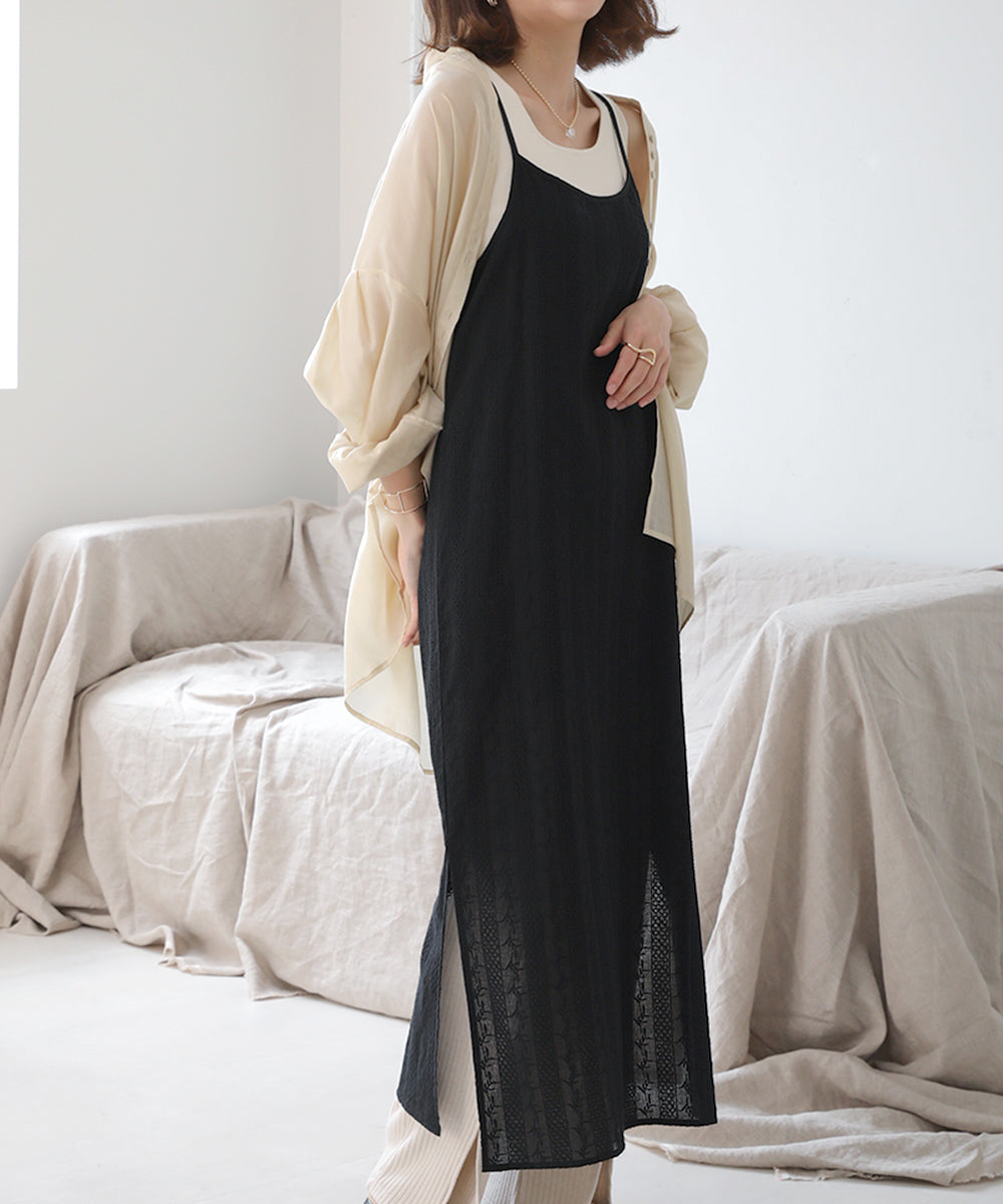 レースキャミワンピース