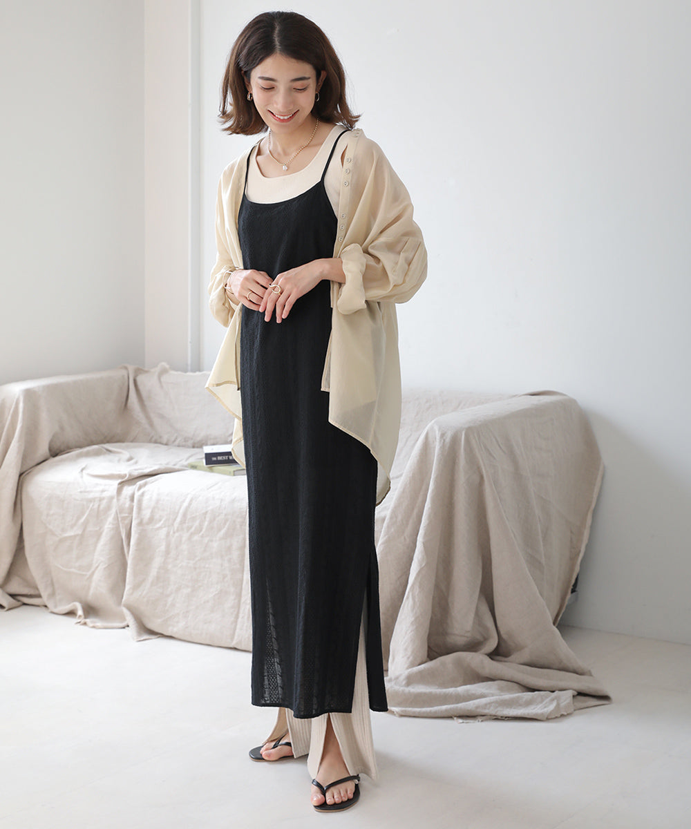 レースキャミワンピース