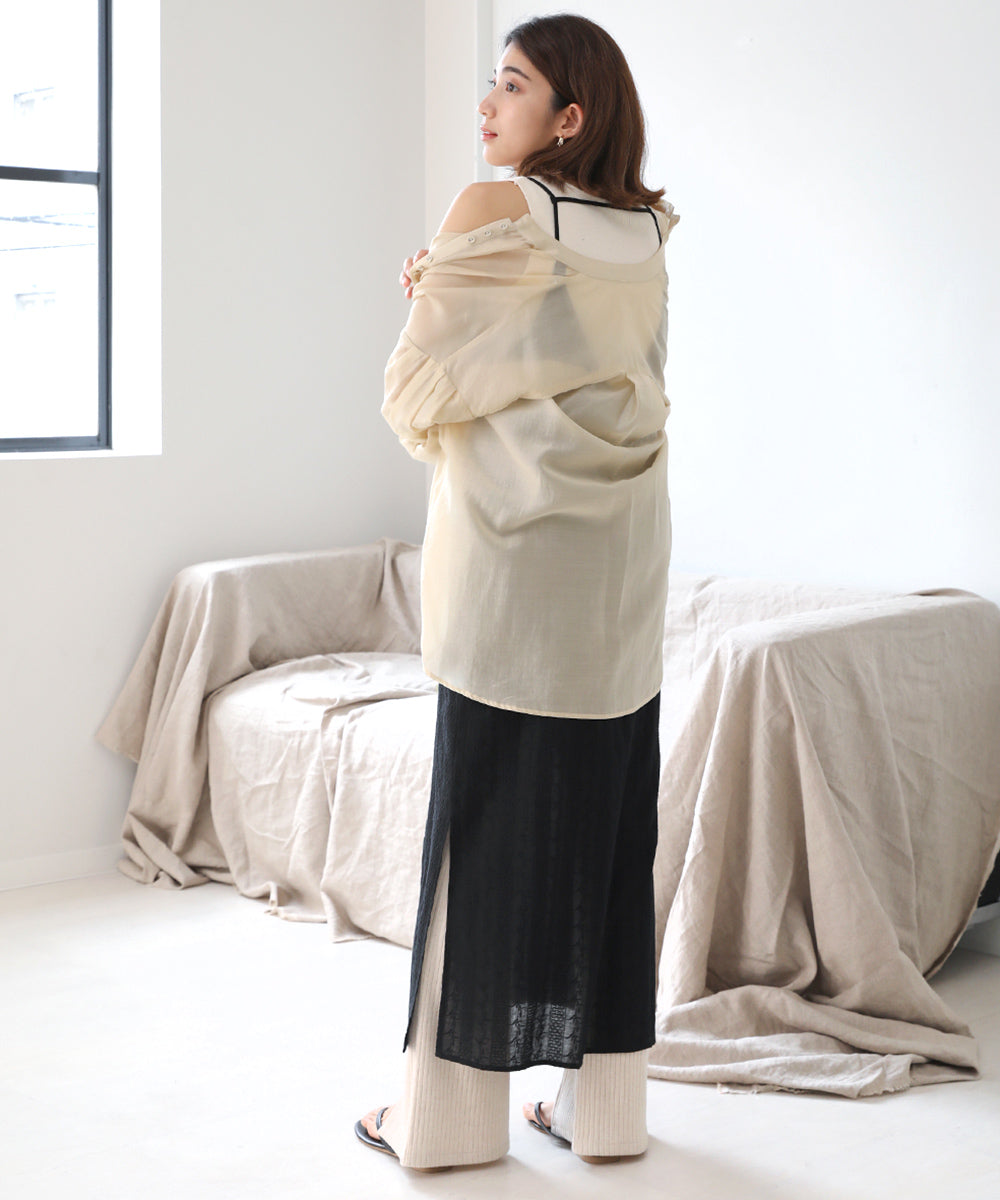 レースキャミワンピース