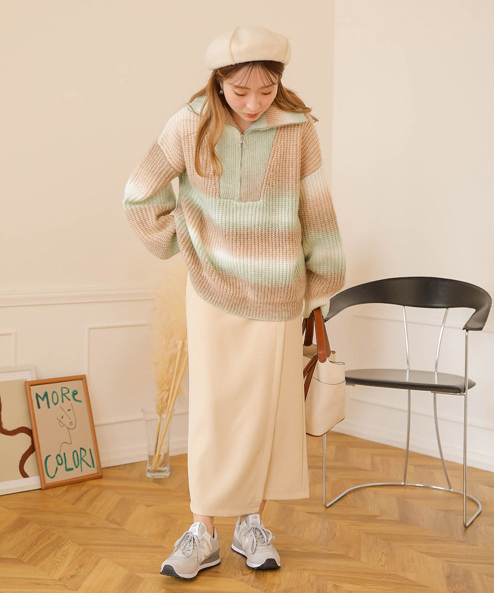 Bab クロスラインフェルト帽