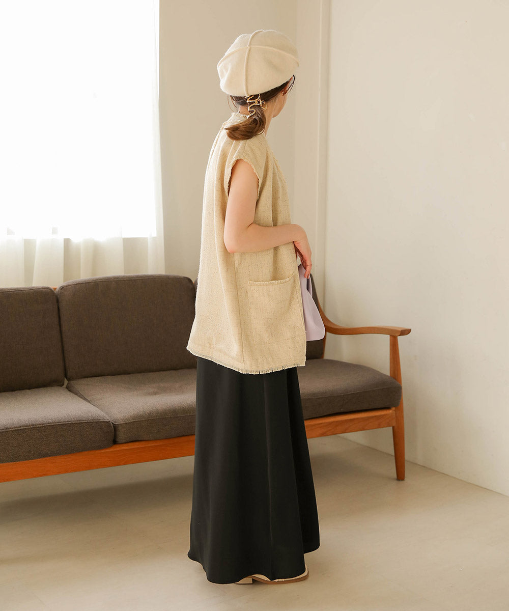 Bab クロスラインフェルト帽