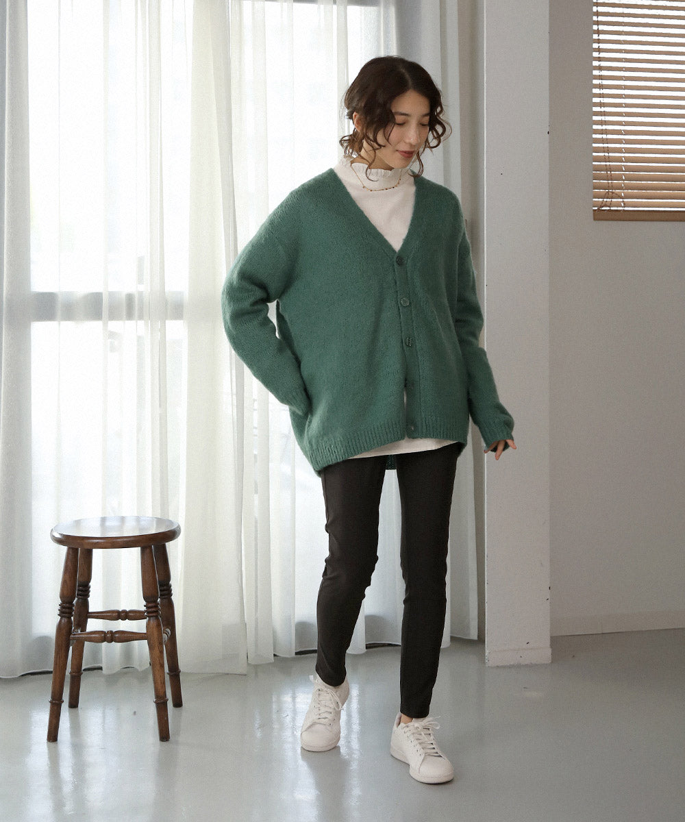 BouJeloud シャギーオーバーカーディガン