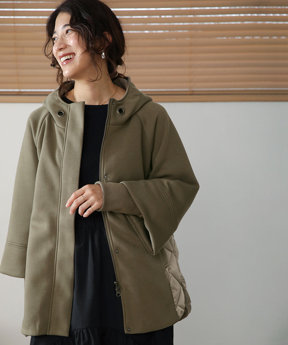 BouJeloud ダイバーフーディ切替ダウンコート