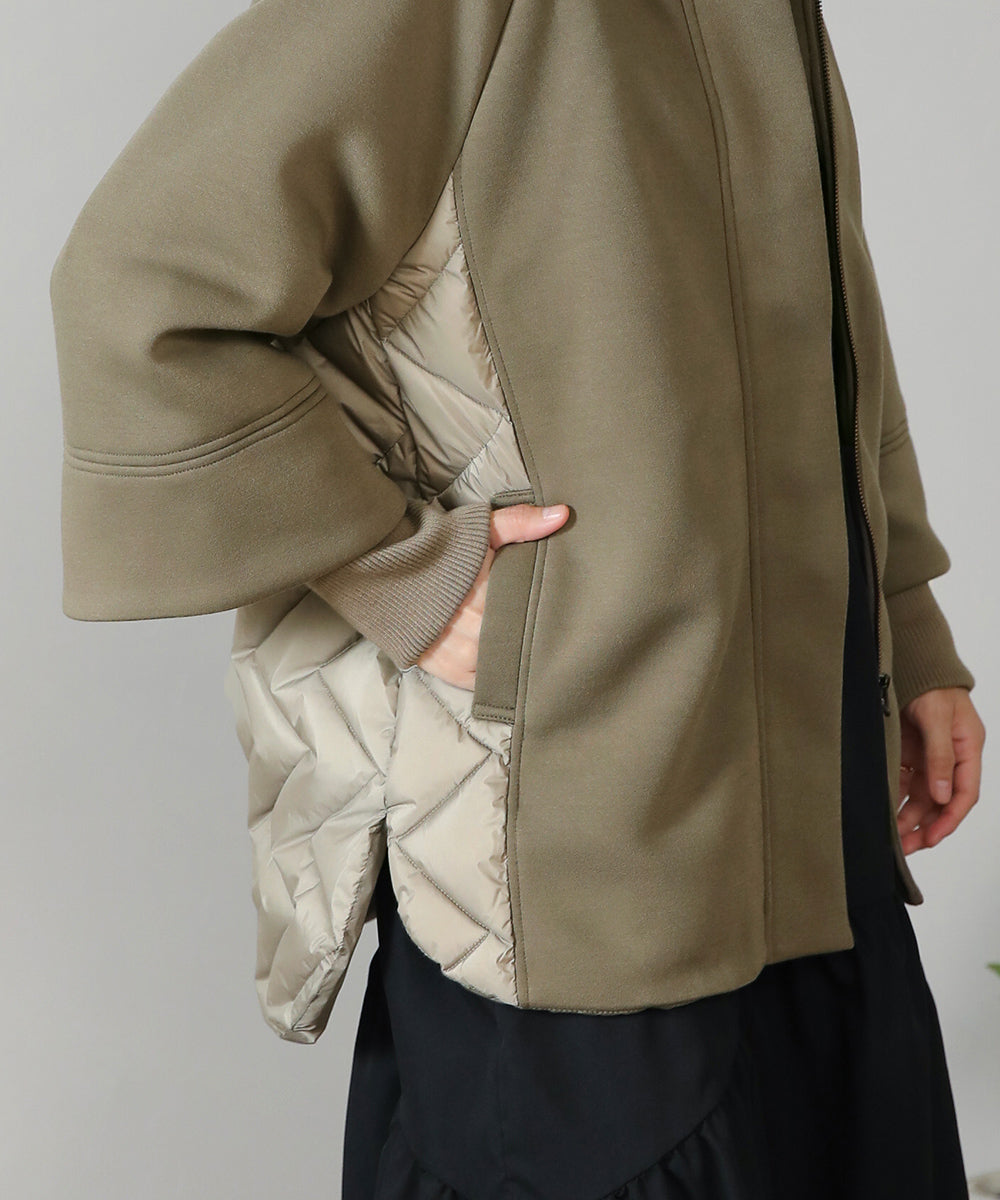 BouJeloud ダイバーフーディ切替ダウンコート