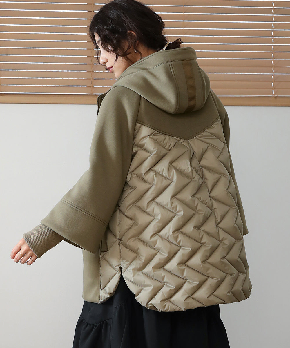 BouJeloud ダイバーフーディ切替ダウンコート