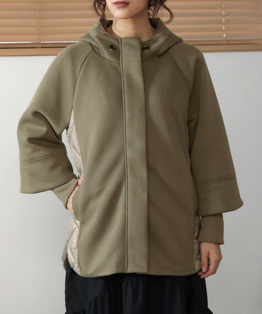 BouJeloud ダイバーフーディ切替ダウンコート