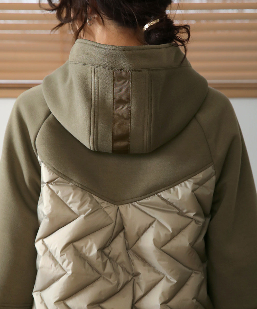 BouJeloud ダイバーフーディ切替ダウンコート