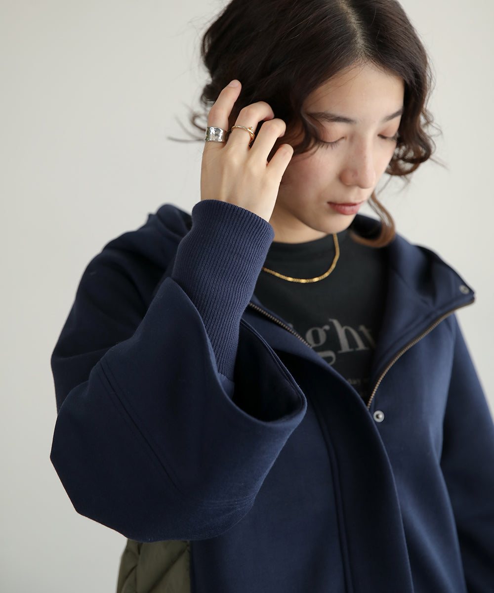 BouJeloud ダイバーフーディ切替ダウンコート