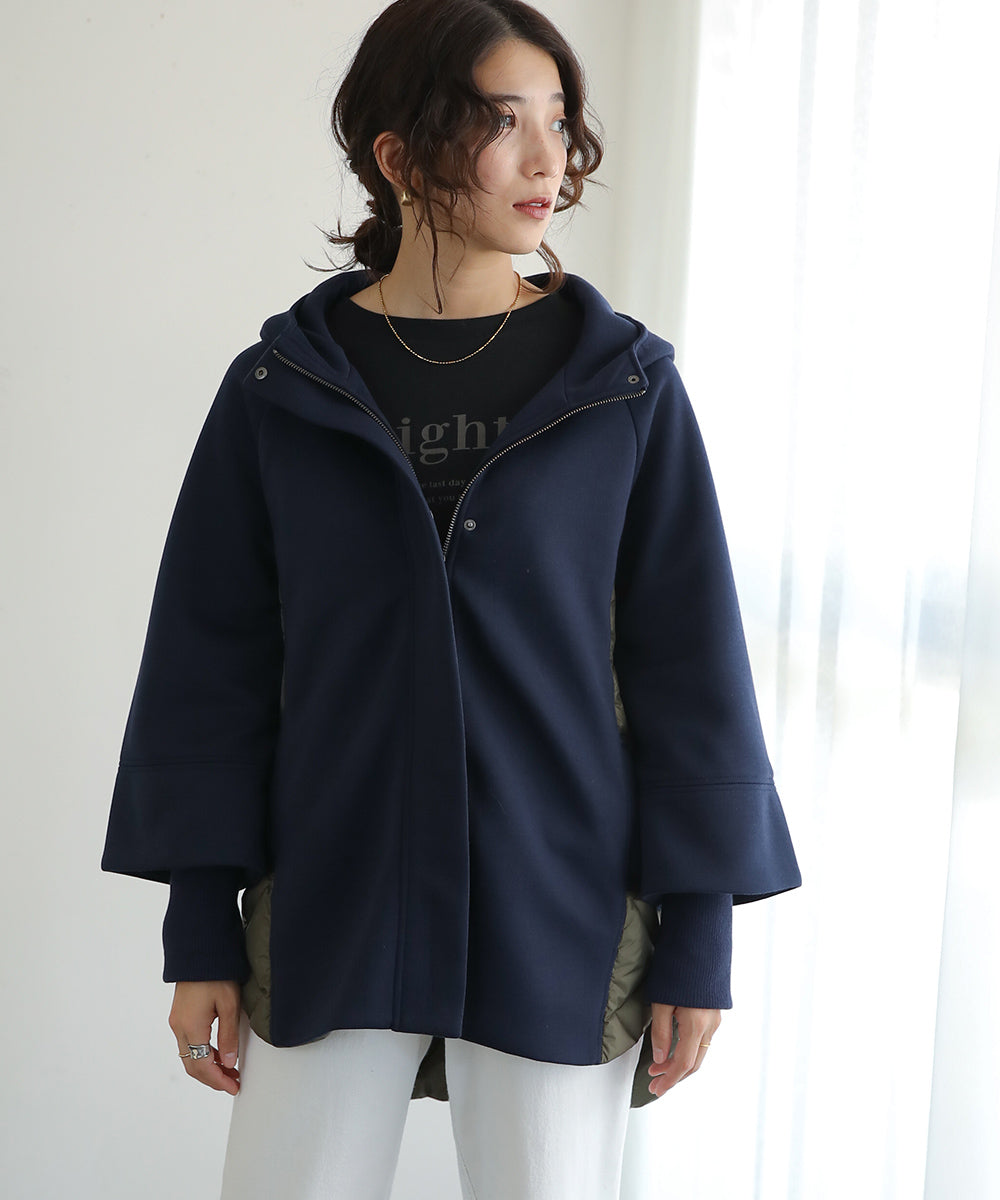 BouJeloud ダイバーフーディ切替ダウンコート