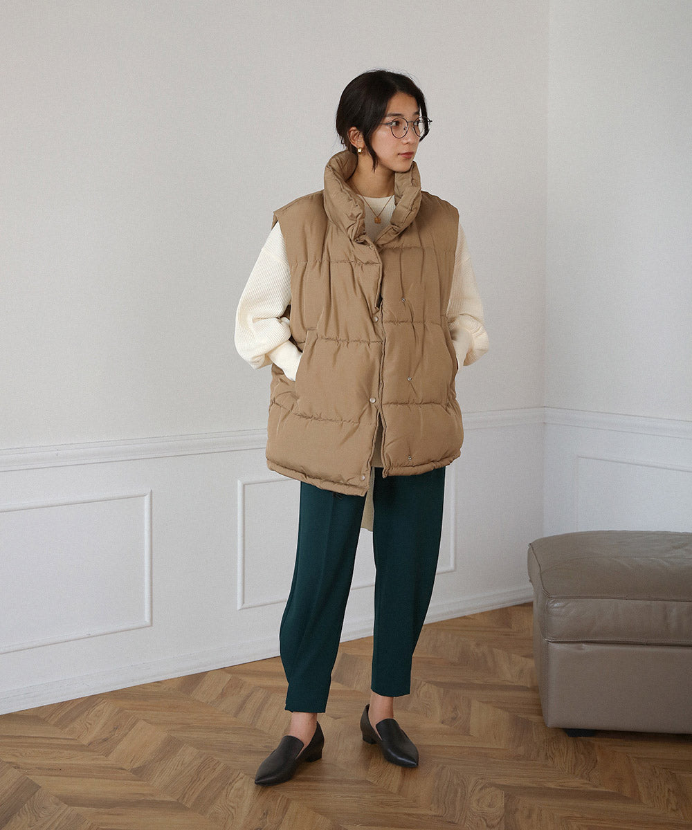 BouJeloud ビックシルエット中綿ベスト