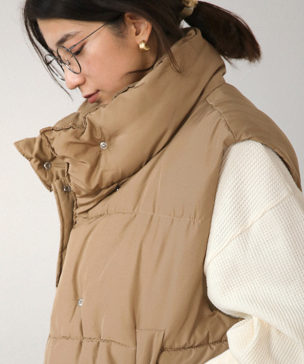 BouJeloud ビックシルエット中綿ベスト