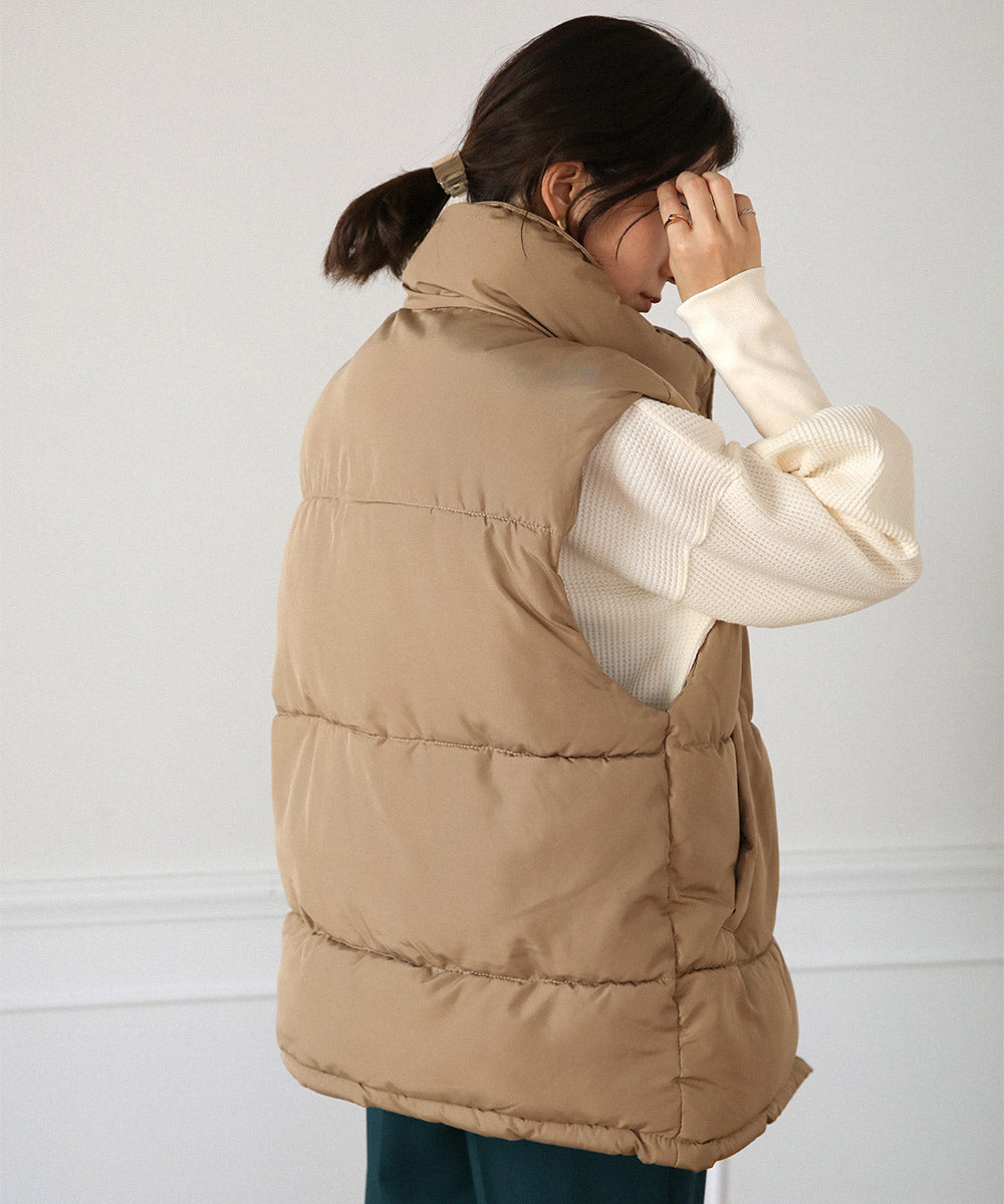 BouJeloud ビックシルエット中綿ベスト