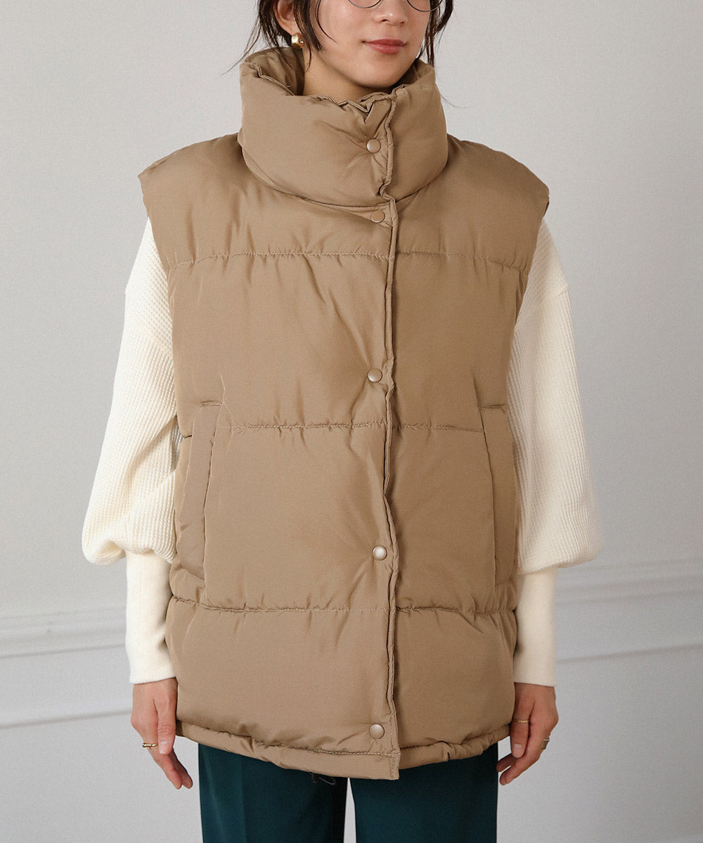 BouJeloud ビックシルエット中綿ベスト