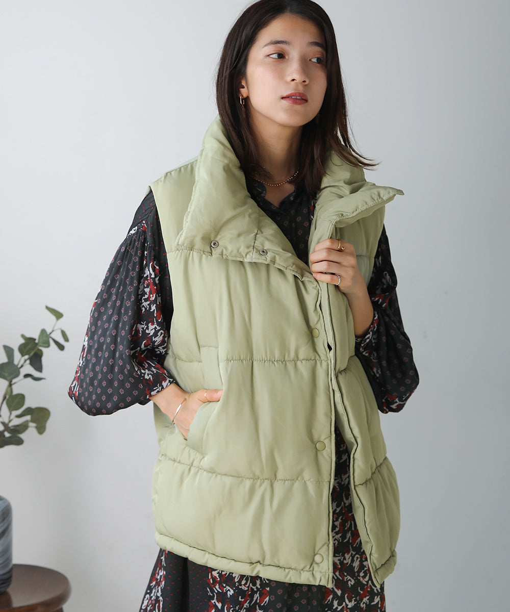 BouJeloud ビックシルエット中綿ベスト