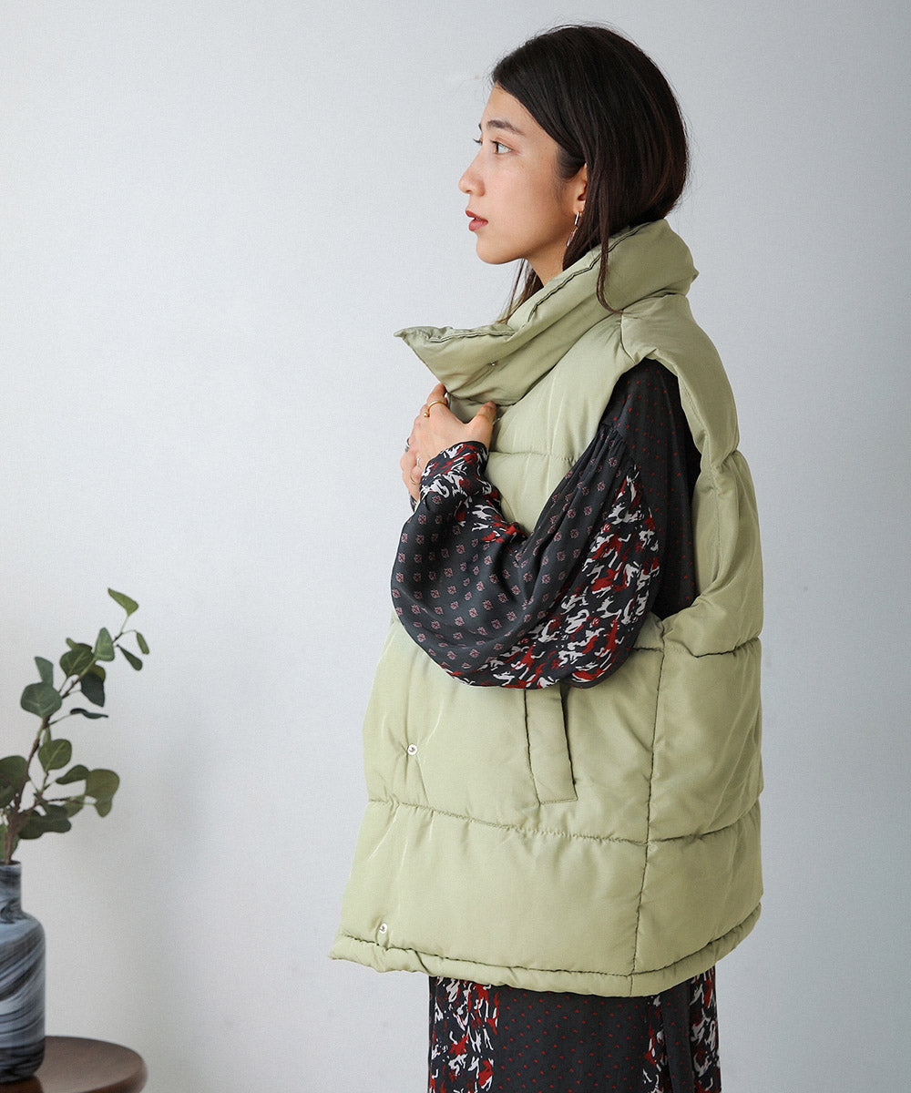 BouJeloud ビックシルエット中綿ベスト