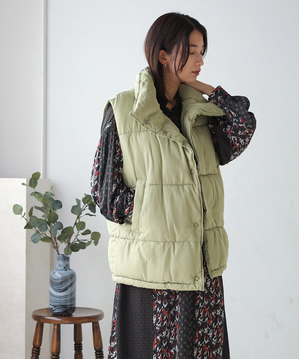 BouJeloud ビックシルエット中綿ベスト