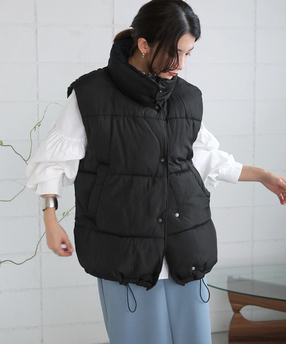 BouJeloud ビックシルエット中綿ベスト