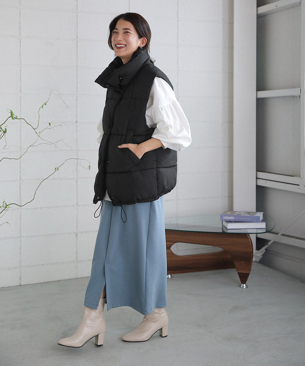 BouJeloud ビックシルエット中綿ベスト