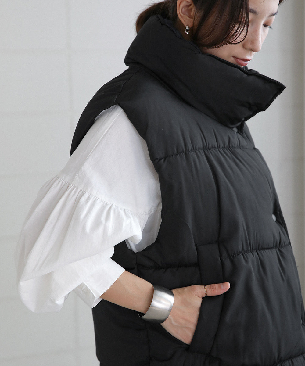 BouJeloud ビックシルエット中綿ベスト