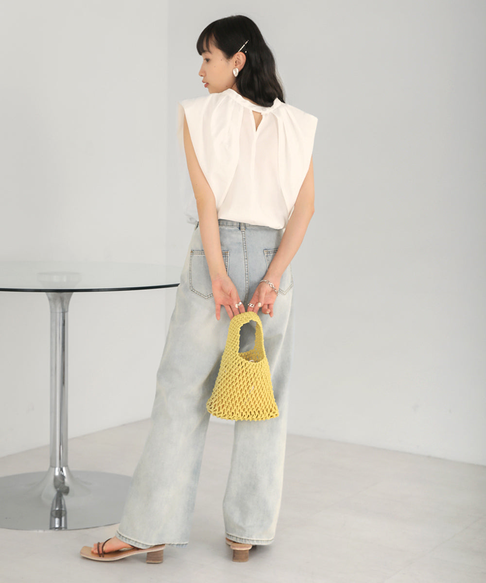 前後2WAYレイヤードブラウス