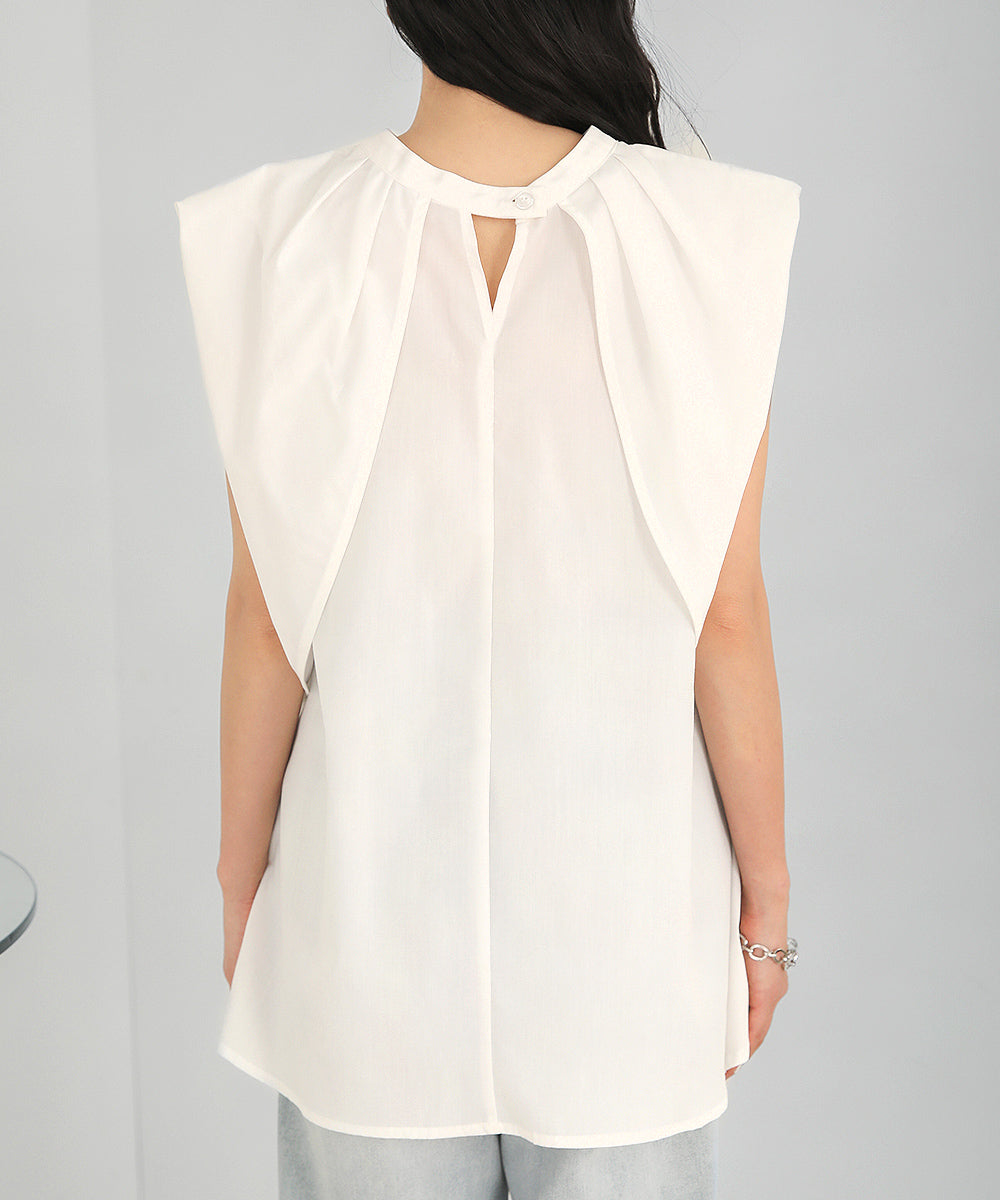 前後2WAYレイヤードブラウス