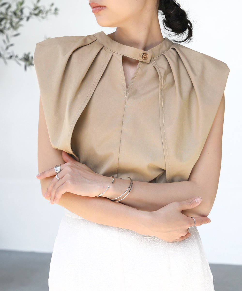 前後2WAYレイヤードブラウス