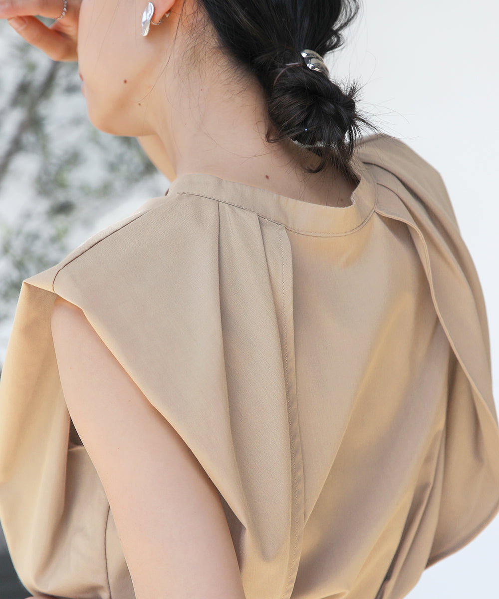前後2WAYレイヤードブラウス