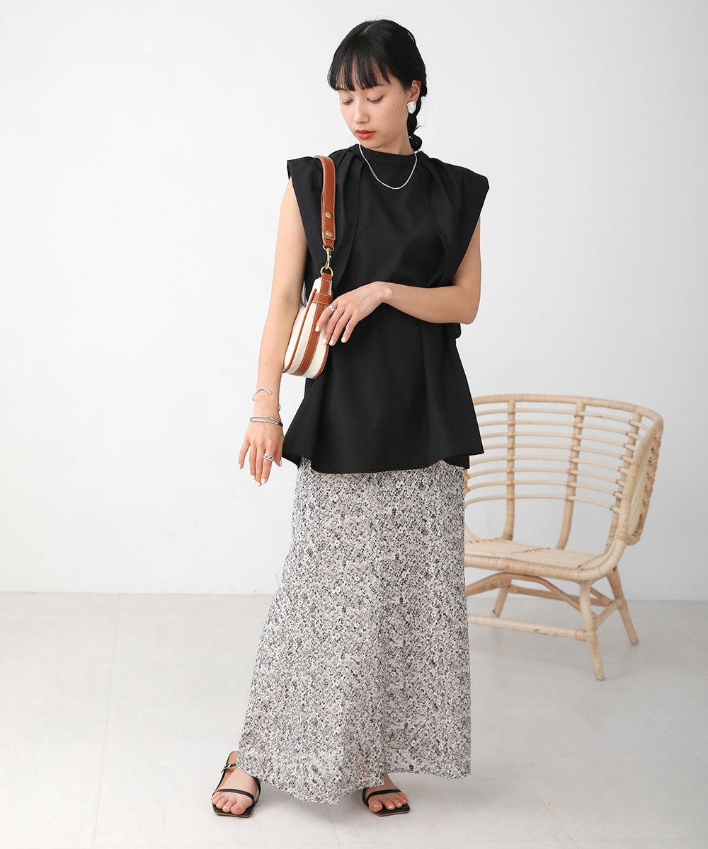 前後2WAYレイヤードブラウス