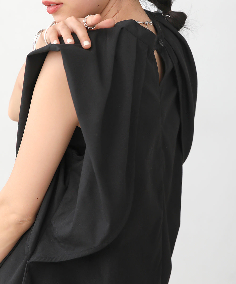 前後2WAYレイヤードブラウス