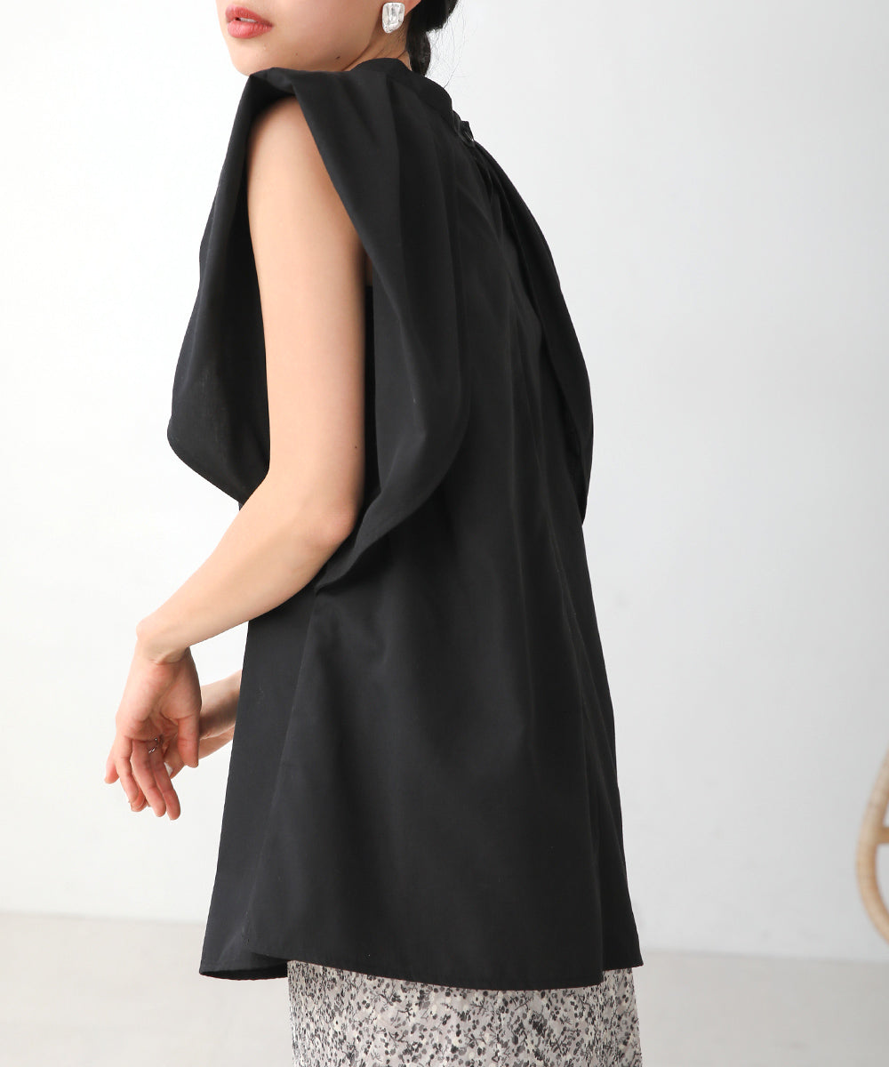 前後2WAYレイヤードブラウス