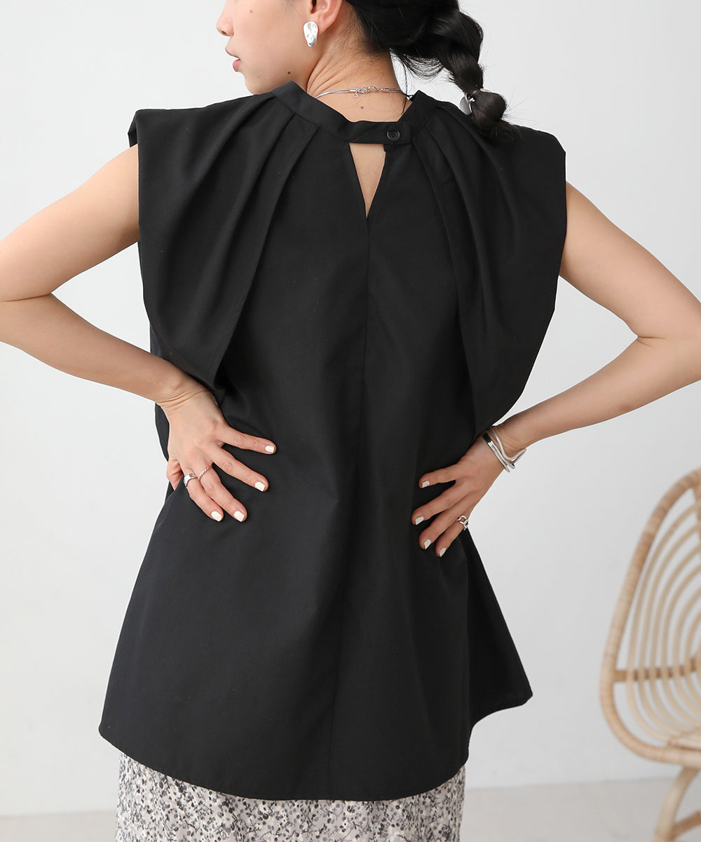 前後2WAYレイヤードブラウス