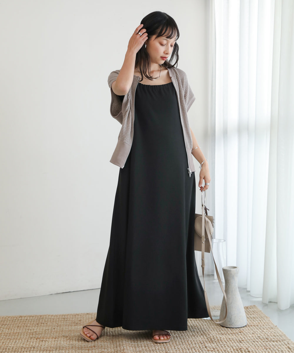 Bab ポンチホルターネックキャミワンピース