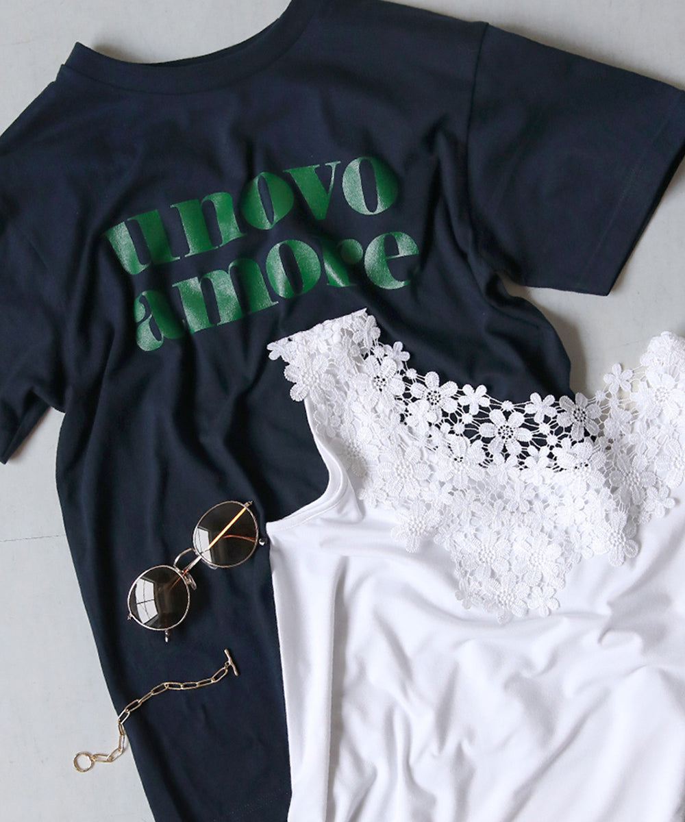 BouJeloud unovo amore Tシャツ