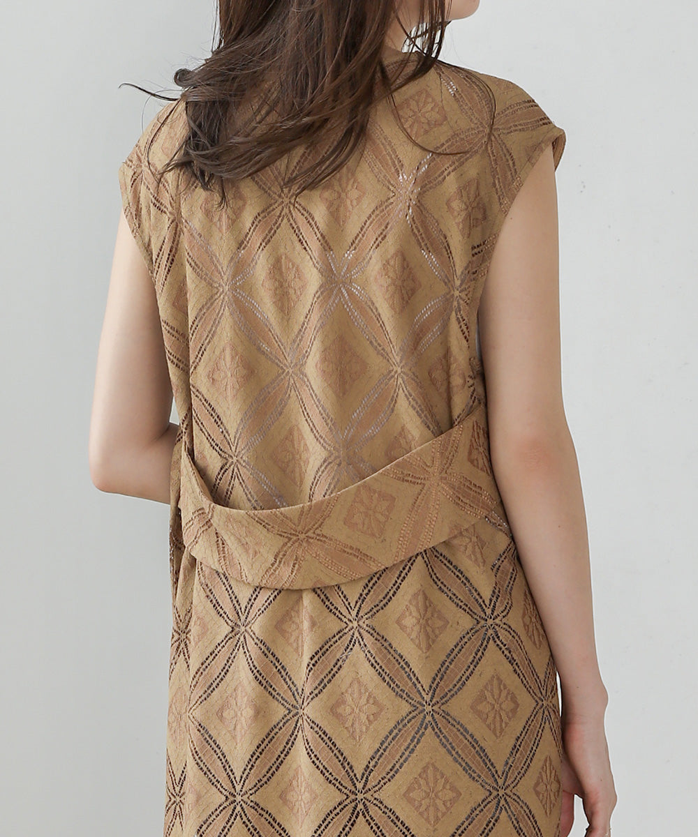 サークルレースレイヤードワンピース