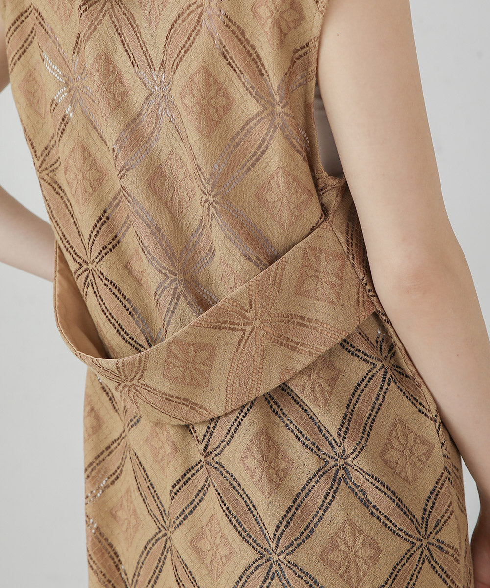 サークルレースレイヤードワンピース