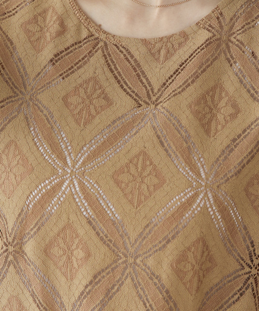 サークルレースレイヤードワンピース