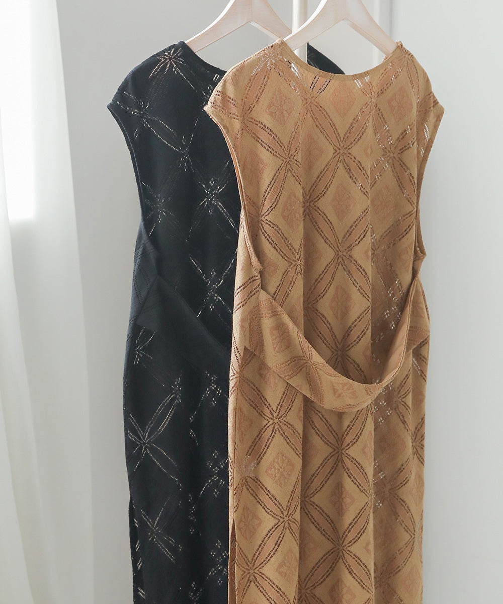 サークルレースレイヤードワンピース