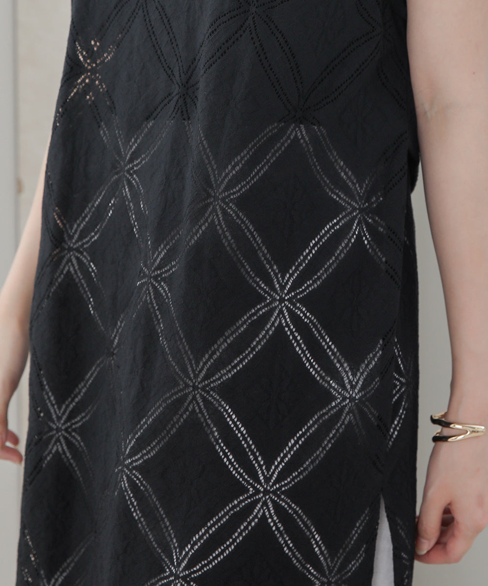 サークルレースレイヤードワンピース