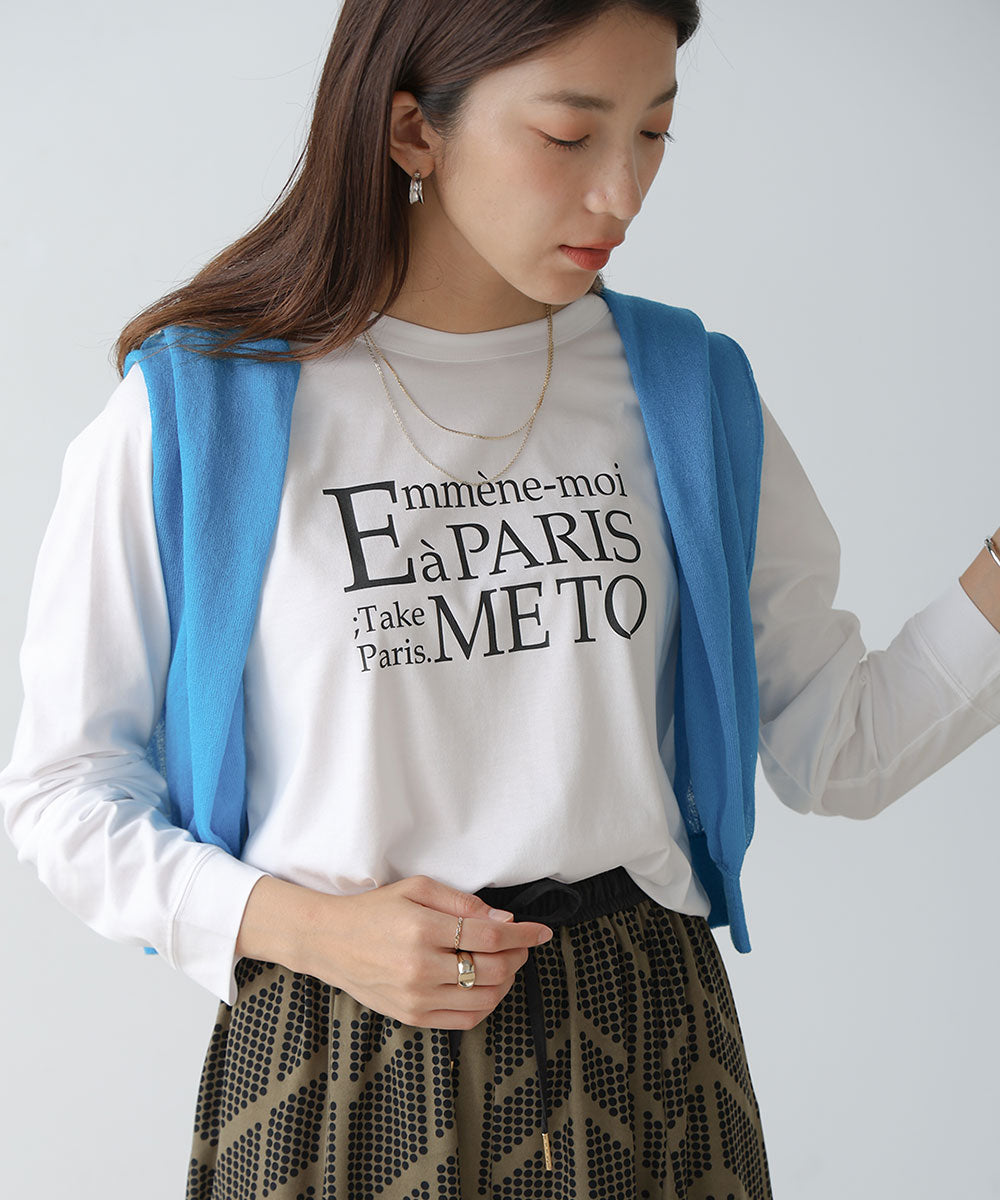 焼毛加工ロゴロンT