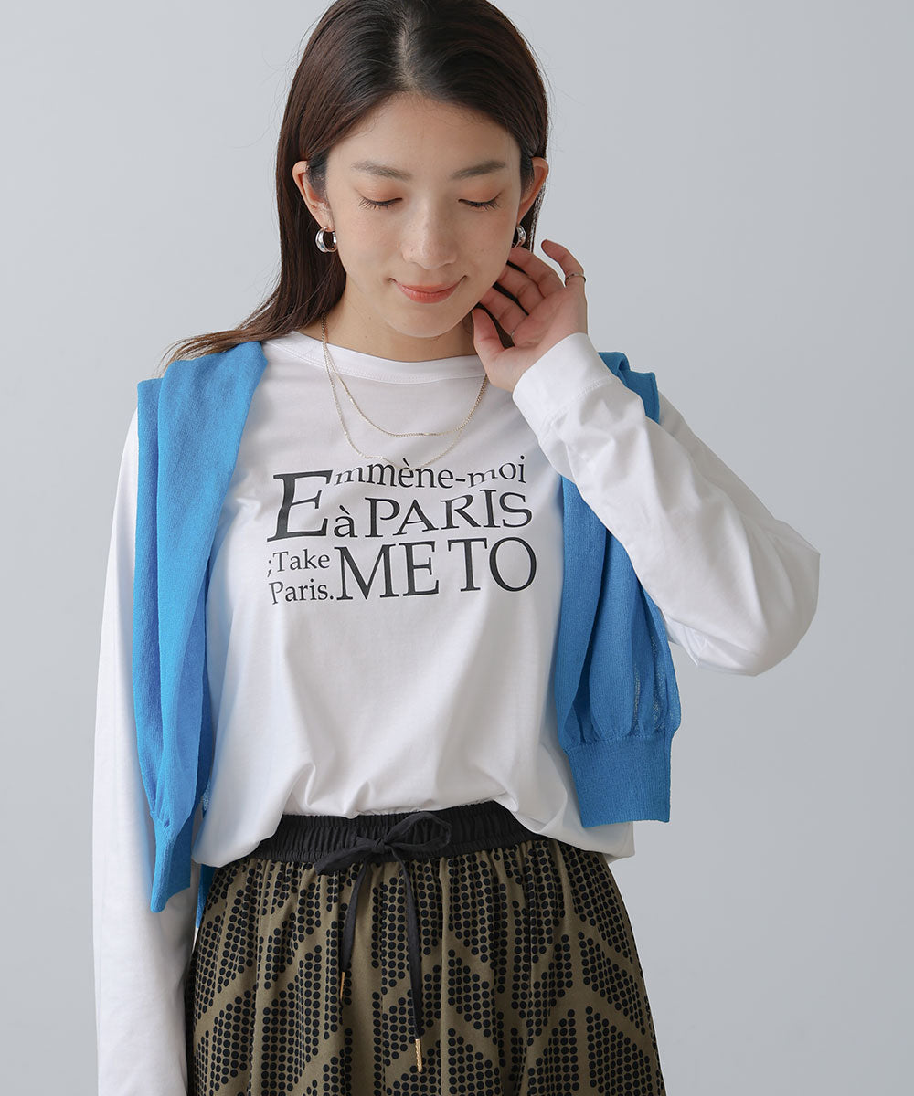 焼毛加工ロゴロンT