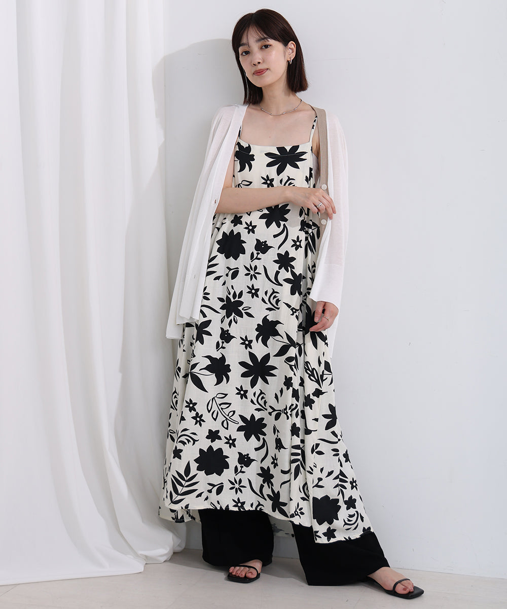 レーヨンフラックスワンピース