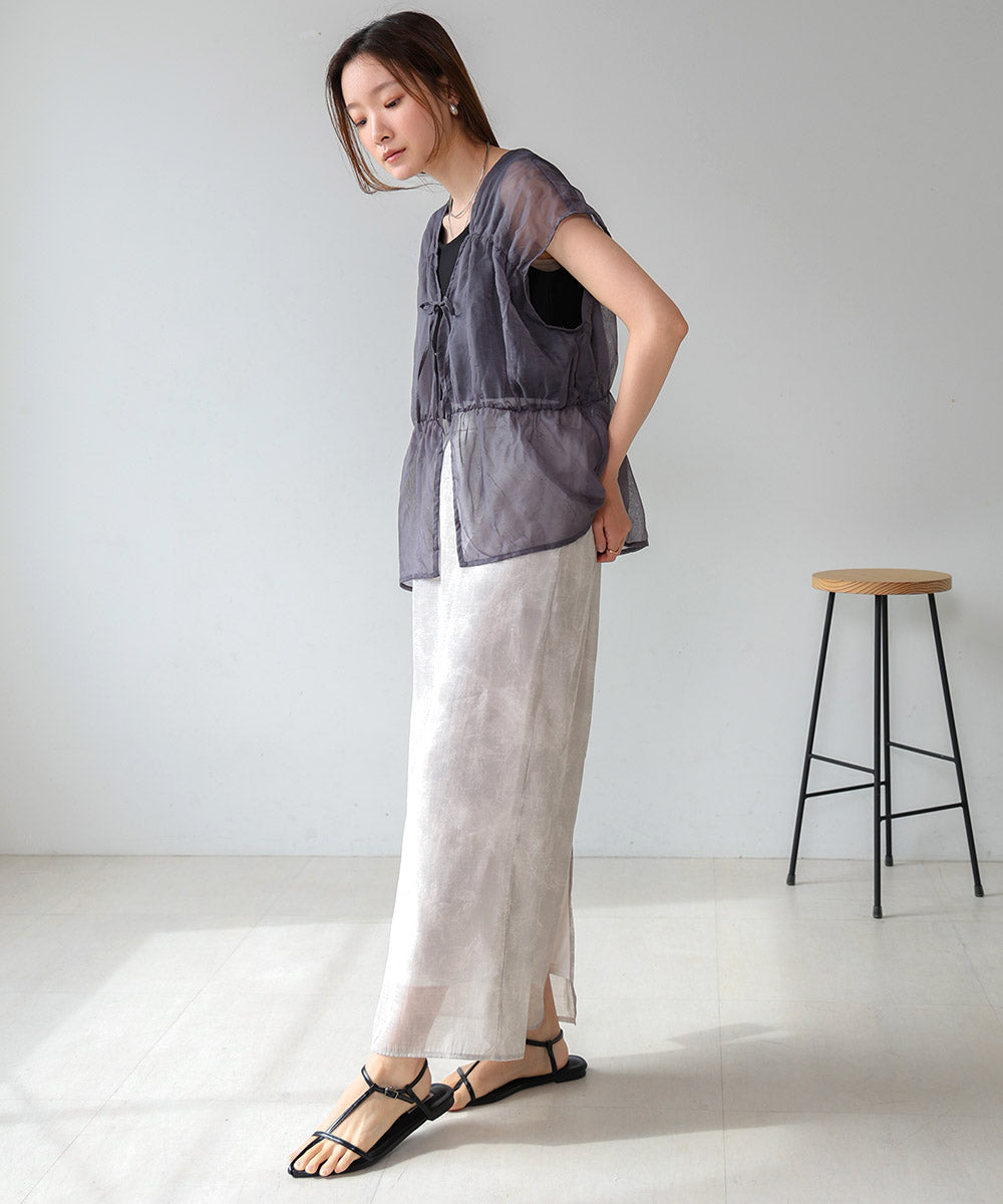 ニュアンスマーブルIラインスカート