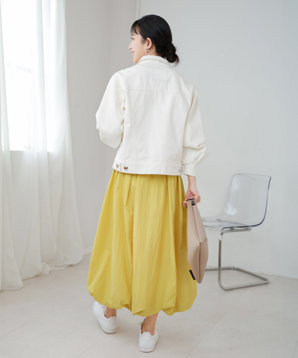 ナイロンタフタバルーンスカート
