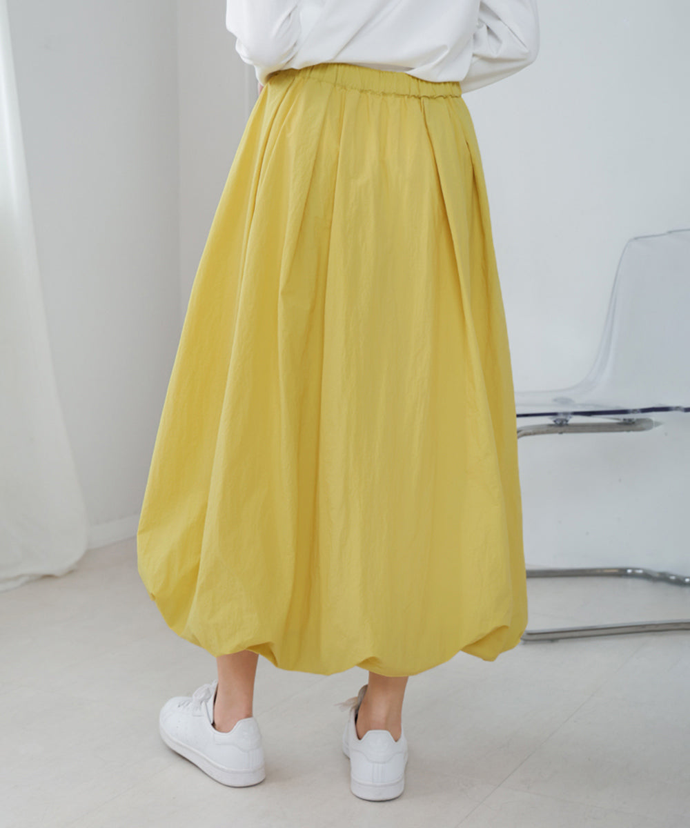 ナイロンタフタバルーンスカート