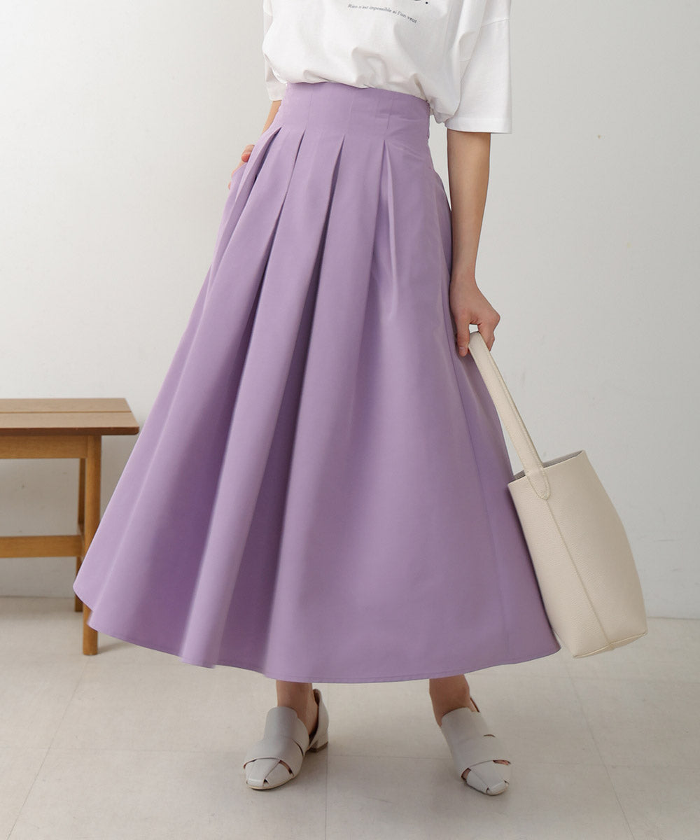 ソフトラグランタックフレアスカート