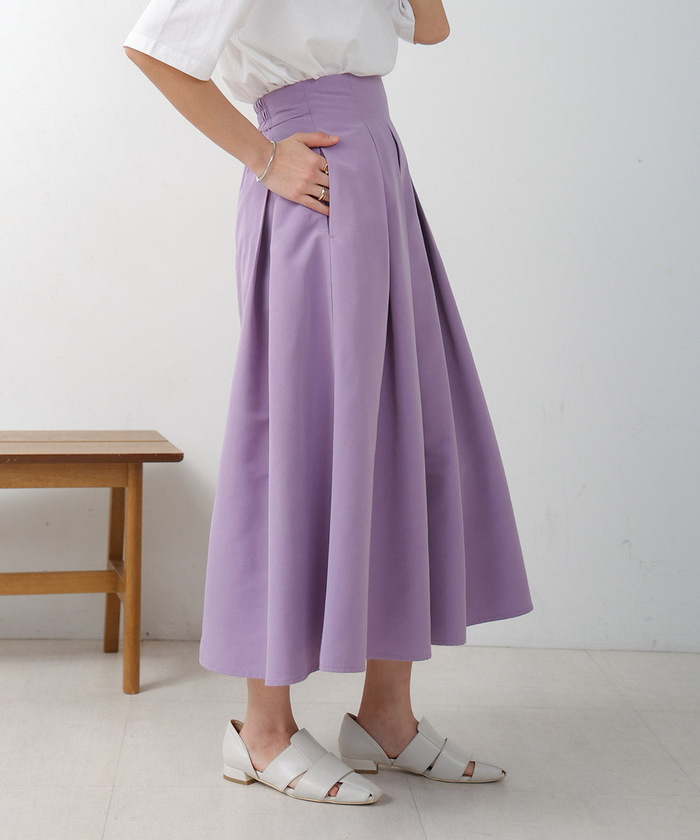 ソフトラグランタックフレアスカート