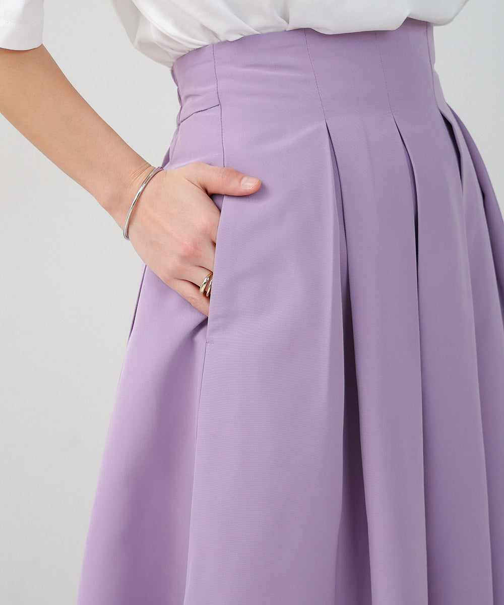 ソフトラグランタックフレアスカート